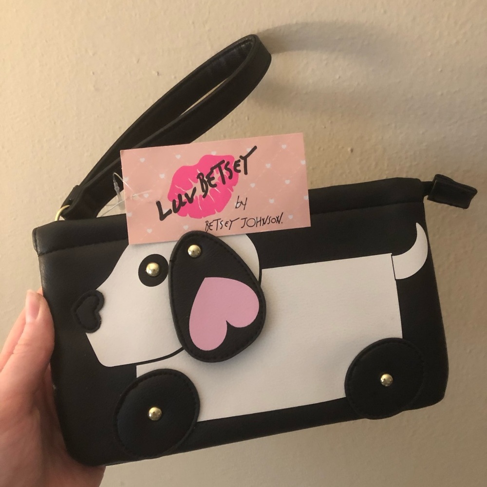 Betsey Johnson Dog Wristlet